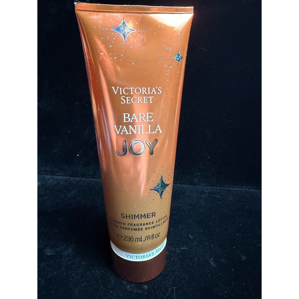 Victoria's Secret Bare Vanilla Joy Shimmer Fragrance Lotion 8oz Holiday‎ Edition